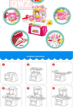 Load image into Gallery viewer, 22Pcs Kitchen Toys Children Pretend Play Toys Baby Play Cutting Fruit Vegetables