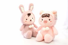 Load image into Gallery viewer, 1Pc Kawaii Pink Pig &amp; Rabbit Stuffed Plush Doll