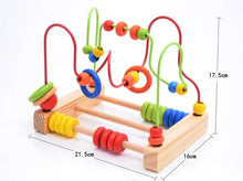 Load image into Gallery viewer, Counting Circles Bead Abacus Wire Maze Roller Coaster