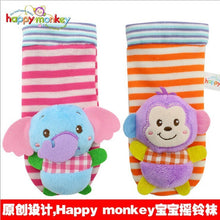 Load image into Gallery viewer, Wrist Strap Rattles Animal Socks Toy - Combo 5 Units