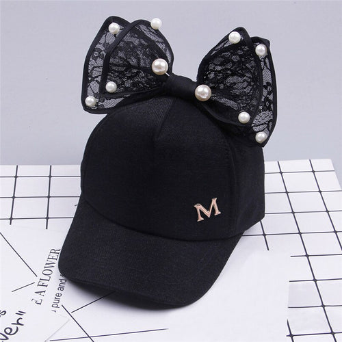 Cute Kids Children Girls Pearl Bowknot - Combo 5 Units