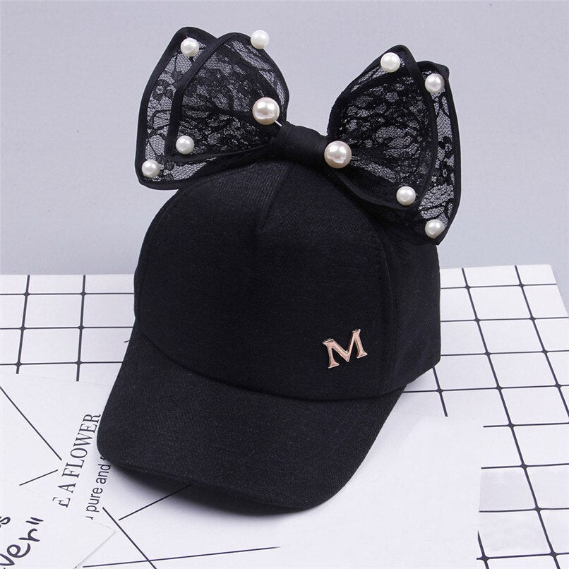 Cute Kids Children Girls Pearl Bowknot - Combo 5 Units