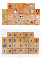 Load image into Gallery viewer, 26Pcs Alphabet Animal Cognition Building Blocks