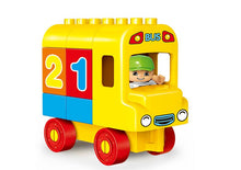 Load image into Gallery viewer, 21Pcs Large Size School Bus Building Blocks Set