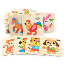 Load image into Gallery viewer, Wooden Toys Baby Kids Wooden Jigsaw Puzzle - - Combo 5 Units