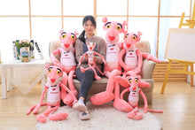 Load image into Gallery viewer, 1Pc 55 80Cm Kawaii Shin Leopard Pink Panther T-Shirt Plush Toy