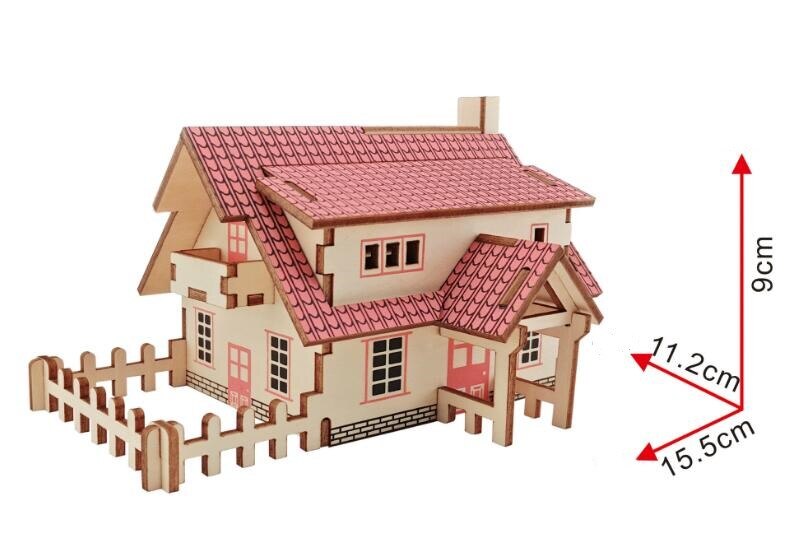 Simulation Country Villa Building Model 3D