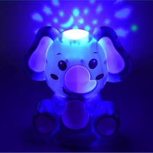 Load image into Gallery viewer, 1Pc Plastic Multi-Functional Electric Light And Music Cartoon Elephant Projection Of Children&#39;s History