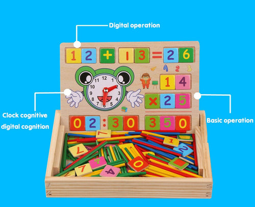 1 Set Counting Sticks Box Set Montessori Wooden Blocks Number
