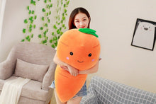 Load image into Gallery viewer, 1Pc 95Cm Big Size Simulation Smile Face Carrot Plush