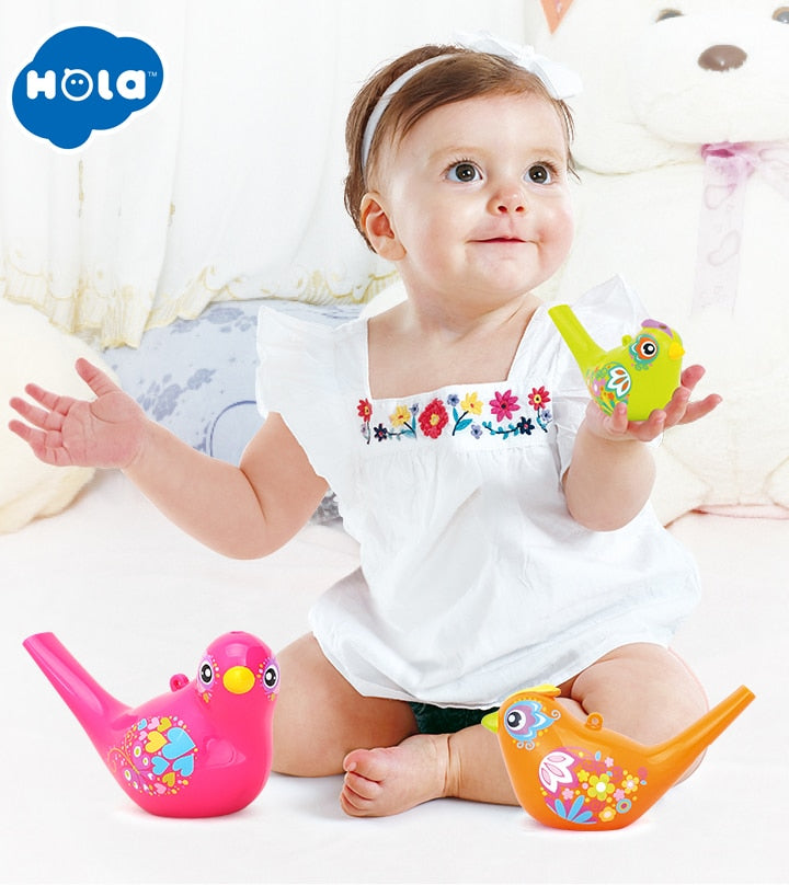 Colorful Drawing Water Bird Whistle Bathtime Musical Toy - Combo 5 Units