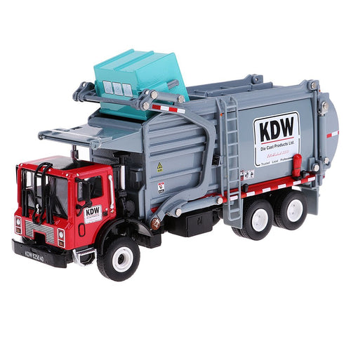 1.24 Mini Garbage Recycling Truck Die-Cast