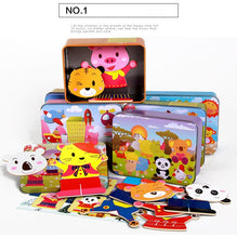 Load image into Gallery viewer, 1 Pcs Magnetic Puzzle Jigsaw Wooden Toys