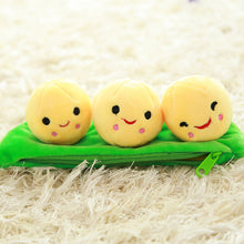 Load image into Gallery viewer, 25Cm Cute Pea Stuffed Plant Doll Baby Plush Toy