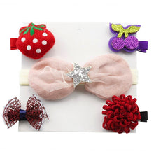 Load image into Gallery viewer, 5Pcs/Unit Baby Girls Headwear Kids Infant Hairpin - Combo 5 Units