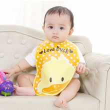 Load image into Gallery viewer, Cartoon Pattern 3 Layer Toddler Lunch Bibs Burp Chs - Combo 9 Units