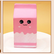 Load image into Gallery viewer, Super Squishy Milk Box Jumbo Squeeze French Fries Squish Antistress Toys N6 Pink