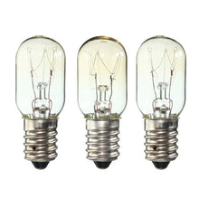 Load image into Gallery viewer, 3PCS 220V High Temperature Bulb 15W E14 300 Degree Microwave Oven Light Bulbs Cooker Tungsten Filament Lamp Bulbs Salt Light
